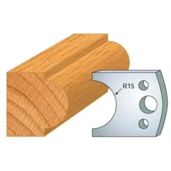 Jeu De 2 Fers Profilés Acier HT 40 mm N°066 Mouton - 800.066 - Leman | Porte-outils De Toupie