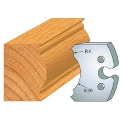 Jeu De 2 Fers Profilés Acier HT 50 mm N°242 Pied De Table - 855.242 - Leman | Porte-outils De Toupie