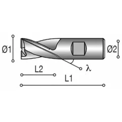 Fraise 2 Lèvres MW-Tech SF2L14 pour Défonceuse, Affleureuse et Toupie - Haute Précision -Toupie Soldes 10971680 2
