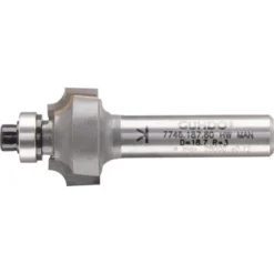 GUHDO Fraise à Affleurer Z2 S8 D25,4 R6,35 - Fraise Pour Défonceuse, Affleureuse Et Toupie