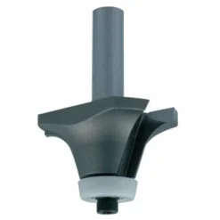 LEMAN Mèche Pour Découpe Arrondie HM Micrograin + Guide Téflon D. 54 mm - Fraise Défonceuse, Affleureuse, Toupie - 4552.718.00