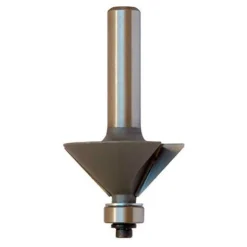 Mèche à Chanfreiner HM Micrograin Z : 3 + Guide D. 31,4 mm L.U. 10 mm L.T. 60 mm Angle 45° Q. 6 mm - 5686.745.00 - Leman | Fraise Pour Défonceuse, Affleureuse Et Toupie