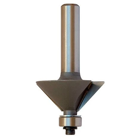 Mèche à Chanfreiner HM Micrograin Z : 3 + Guide D. 20,3 mm L.U. 10 mm L.T. 53 mm Angle 15° Q. 8 mm - 5688.715.00 - Leman | Fraise Pour Défonceuse, Affleureuse Et Toupie 3 Mèche à Chanfreiner HM Micrograin Z : 3 + Guide D. 20,3 mm L.U. 10 mm L.T. 53 mm Angle 15° Q. 8 mm - 5688.715.00 - Leman | Fraise Pour Défonceuse, Affleureuse Et Toupie