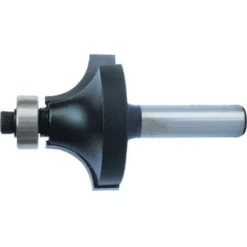 FP Fraise à Arrondir pour Bois - Ø 18,7 mm, Rayon 3,2 mm - Outil Professionnel pour Défonceuse, Affleureuse et Toupie