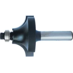 FP Fraise Quart De Baguette pour Défonceuse, Affleureuse et Toupie - Ø 20,7 mm, Rayon 4,0 mm, Longueur Utile 11,5 mm, Longueur Totale 53 mm