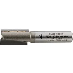 Fraise à Rainurer GUHDO pour Bois - Ø 8 mm, Longueur Utile 19 mm, Longueur Totale 57 mm - Idéal pour Défonceuse, Affleureuse et Toupie