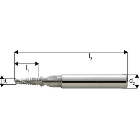 Fraise à Percer et Fileter BGF en Carbure Monobloc avec Arrosage Central - M6, Pas 1,00 mm - Pour Défonceuse, Affleureuse et Toupie 3 Fraise à Percer et Fileter BGF en Carbure Monobloc avec Arrosage Central - M6, Pas 1,00 mm - Pour Défonceuse, Affleureuse et Toupie