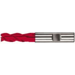 GUHRING Fraise Cylindrique Universelle Longue 14,0 mm - 3 Dents, 45°, Carbure Monobloc UF Fire - Pour Défonceuse, Affleureuse, Toupie