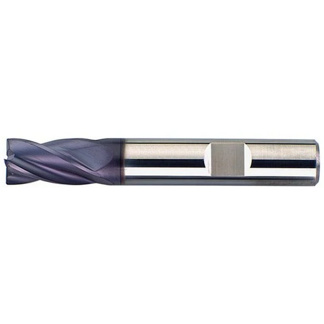 Fraise Cylindrique Courte 4 Dents en Carbure Monobloc TiAIN - Ø14mm, Long. Totale 75mm, Long. Coupe 18mm 3 Fraise Cylindrique Courte 4 Dents en Carbure Monobloc TiAIN - Ø14mm, Long. Totale 75mm, Long. Coupe 18mm