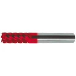 Fraise Cylindrique Longue GUHRING, Type NH, Carbure Monobloc SL/UF, DIN 6527, Fire, Ø 12,0 mm, L1 83 mm - Fraise pour Défonceuse, Affleureuse et Toupie