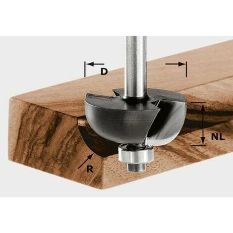 FESTOOL Fraise à Gorge Creuse HW S8 D25,5/R6,35 KL - 491018 pour Défonceuse, Affleureuse et Toupie 3 FESTOOL Fraise à Gorge Creuse HW S8 D25,5/R6,35 KL - 491018 pour Défonceuse, Affleureuse et Toupie