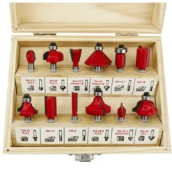 BeMatik - Coffret de 12 Fraises TCT en Carbure de Tungstène 1/2" pour Fraiseuse, Défonceuse, Affleureuse et Toupie 10 BeMatik - Coffret de 12 Fraises TCT en Carbure de Tungstène 1/2" pour Fraiseuse, Défonceuse, Affleureuse et Toupie -Toupie Soldes 14924010 4