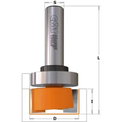 CMT ORANGE TOOLS 952.503.11B Fraise à Coupe Droite avec Couteau HW Z2 - Diamètre 31.7x16x70 mm - Pour Défonceuse, Affleureuse et Toupie -Toupie Soldes 15154403 2
