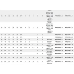 Fraise Bordeuze MTECF010.6 - Diamètre 80/85 mm, Hélice Dia D80, Angle Axial 30°, Rainures Antibruit - Mobiltecnica 11 Fraise Bordeuze MTECF010.6 - Diamètre 80/85 mm, Hélice Dia D80, Angle Axial 30°, Rainures Antibruit - Mobiltecnica -Toupie Soldes 16147869 5