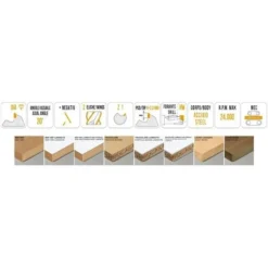 Fraise Hélicoïdale en Diamant Polycristallin Z1+1 - MTEC011.8 - H2,5mm - Pour Défonceuse, Affleureuse et Toupie -Toupie Soldes 16154320 2