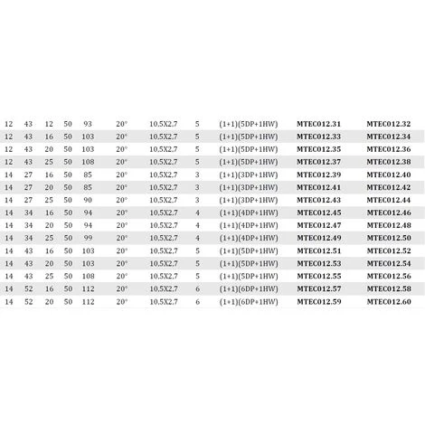 Fraise Hélicoïdale en Diamant Polycristallin Z1+1 - MTEC012.88 - Mobiltecnica - H2,5mm 6 Fraise Hélicoïdale en Diamant Polycristallin Z1+1 - MTEC012.88 - Mobiltecnica - H2,5mm – Image 4