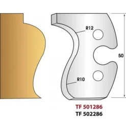 LEMAN Paire De Fers De Toupie Hauteur 50 Mm N° 286 - Main Courante pour Porte-outils De Toupie