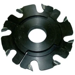 LEMAN Fraise à Rainurer Carbure 8 Coupes Ø120 Extensible 5 à 10 mm pour Toupie - Arbre de 30 mm