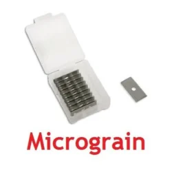 LEMAN Plaquette Carbure Micrograin 20x12x1.5 mm - Boîte de 10 Pièces pour Porte-Outils de Toupie