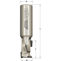 CMT ORANGE TOOLS Fraise Hélicoïdale Z1+1 DP3 - 5/8" x 1-1/16" x 3-3/8" - Pour Défonceuse, Affleureuse et Toupie -Toupie Soldes 1659362 2