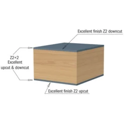 CMT ORANGE TOOLS 190.508.11B Fraise Hélicoïdale Z2+2 Pos/Neg avec Roulement - D=1/2X1-5/8 HWM DR pour Défonceuse, Affleureuse et Toupie -Toupie Soldes 1659797 4