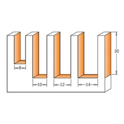 CMT ORANGE TOOLS 600.005.01 Coffret de 5 Fraises avec Couteaux HW S=8 D=8-10-12-14-19 DR pour Défonceuse, Affleureuse et Toupie 11 CMT ORANGE TOOLS 600.005.01 Coffret de 5 Fraises avec Couteaux HW S=8 D=8-10-12-14-19 DR pour Défonceuse, Affleureuse et Toupie -Toupie Soldes 1661779 5