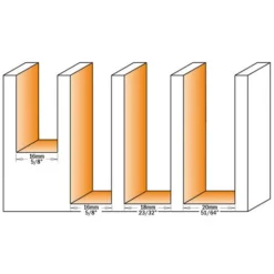 CMT ORANGE TOOLS 653.661.11 Mèche P.A.J. Z1+1 D=16x29.5 S=20 DR - Fraise pour Défonceuse, Affleureuse et Toupie -Toupie Soldes 1661840 3