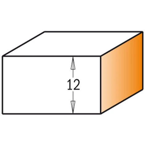 CMT ORANGE TOOLS 655.190.11 FRAISE P.A.J. Z2 DR S=8 D=19X12 - Fraise Pour Défonceuse, Affleureuse Et Toupie 5 CMT ORANGE TOOLS 655.190.11 FRAISE P.A.J. Z2 DR S=8 D=19X12 - Fraise Pour Défonceuse, Affleureuse Et Toupie – Image 3