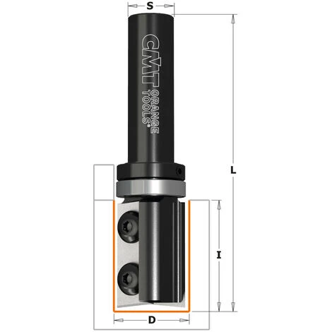 CMT ORANGE TOOLS 656.693.11 Fraise HW avec Couteau à Percer et Affleurer Z2 S=12,7 D=19X48,3X100 DR - Fraise Pour Défonceuse, Affleureuse Et Toupie 4 CMT ORANGE TOOLS 656.693.11 Fraise HW avec Couteau à Percer et Affleurer Z2 S=12,7 D=19X48,3X100 DR - Fraise Pour Défonceuse, Affleureuse Et Toupie – Image 2