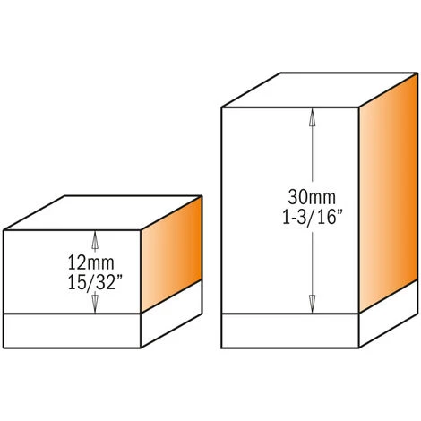 CMT ORANGE TOOLS 657.194.11 Fraise HW avec Couteau à Percer et Affleurer Z2 S=6 D=19x12x57 DR - Fraise Pour Défonceuse, Affleureuse et Toupie 5 CMT ORANGE TOOLS 657.194.11 Fraise HW avec Couteau à Percer et Affleurer Z2 S=6 D=19x12x57 DR - Fraise Pour Défonceuse, Affleureuse et Toupie – Image 3