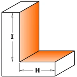 CMT ORANGE TOOLS 660.991.11 Fraise à Feuillurer Z2 pour Défonceuse, Affleureuse et Toupie - D=50,8 mm, S=12,7 mm -Toupie Soldes 1661883 3