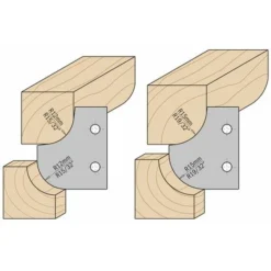 CMT ORANGE TOOLS 694.007.31 Porte-Outils pour Profil Quart de Rond et Congés HW R10 - D=132x40x31,75 -Toupie Soldes 1662383 4