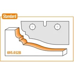 CMT ORANGE TOOLS 694.012.35 Porte-outil HW Z2 180x25x35 pour Toupie - Haute Précision -Toupie Soldes 1662388 4