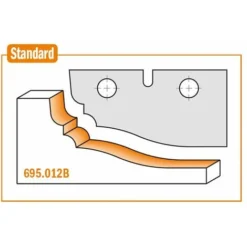 CMT ORANGE TOOLS 694.012.50 Porte-Outil HW Z2 180x25x50 pour Toupie - Haute Précision -Toupie Soldes 1662390 4