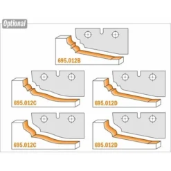 CMT ORANGE TOOLS 694.012.50 Porte-Outil HW Z2 180x25x50 pour Toupie - Haute Précision -Toupie Soldes 1662390 5