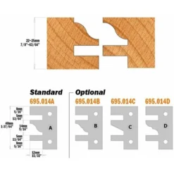 CMT ORANGE TOOLS 694.014.35 Porte-Outil pour Profil et Contre-Profil D=120x40x35 - Porte-Outils De Toupie 10 CMT ORANGE TOOLS 694.014.35 Porte-Outil pour Profil et Contre-Profil D=120x40x35 - Porte-Outils De Toupie -Toupie Soldes 1662393 4