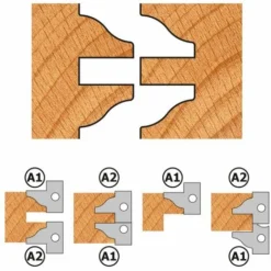 CMT ORANGE TOOLS 694.015.31 Porte-Outils pour Profil et Contre-Profil D=132x48x31,75 - Porte-Outils de Toupie -Toupie Soldes 1662397 3