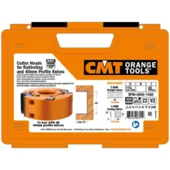 CMT ORANGE TOOLS 694.020.30 Porte-Outils à Feuillurer et Profiler HW Z2+2, D=100x40x30 - Porte-Outils de Toupie -Toupie Soldes 1662412 2