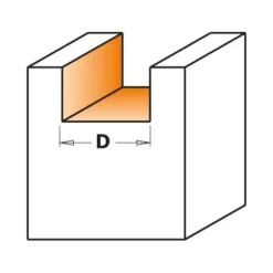 CMT ORANGE TOOLS 701.180.11 Fraise à Affleurer HM-FR D=18x12 S=6 DR pour Défonceuse, Affleureuse et Toupie -Toupie Soldes 1662543 3