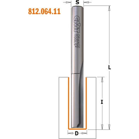 CMT ORANGE TOOLS 712.080.11 Fraise à Rainurer D=8x30x60 Z=2 S=6 DR pour Défonceuse, Affleureuse et Toupie 6 CMT ORANGE TOOLS 712.080.11 Fraise à Rainurer D=8x30x60 Z=2 S=6 DR pour Défonceuse, Affleureuse et Toupie – Image 4