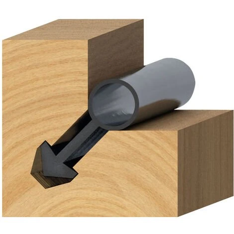 CMT ORANGE TOOLS 713.001.11 Fraise à Défoncer Rainure J.HM S=6 D=3.5/5.5X8 pour Défonceuse, Affleureuse et Toupie 6 CMT ORANGE TOOLS 713.001.11 Fraise à Défoncer Rainure J.HM S=6 D=3.5/5.5X8 pour Défonceuse, Affleureuse et Toupie – Image 4