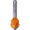 CMT ORANGE TOOLS 715.001.11 Fraise à Rainurer en V 90° S=6 D=18x7,4x60 DR pour Alucobond® - Fraise pour Défonceuse, Affleureuse et Toupie -Toupie Soldes 1662620 1