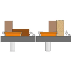 CMT ORANGE TOOLS 755.002.11 HM-FRAISE POUR TIROIRS Z=2 S=6 D=31.7X12.7 - Fraise Pour Défonceuse, Affleureuse Et Toupie -Toupie Soldes 1662714 5