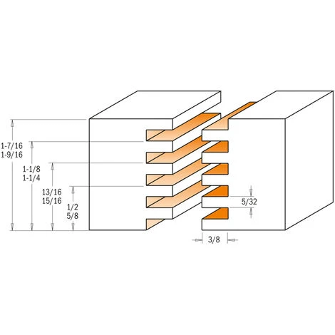 CMT ORANGE TOOLS 800.616.11 Fraises pour Joints Collés HW Z3 - S=12,7 D=47,6X40 - Fraise pour Défonceuse, Affleureuse et Toupie 6 CMT ORANGE TOOLS 800.616.11 Fraises pour Joints Collés HW Z3 - S=12,7 D=47,6X40 - Fraise pour Défonceuse, Affleureuse et Toupie – Image 4