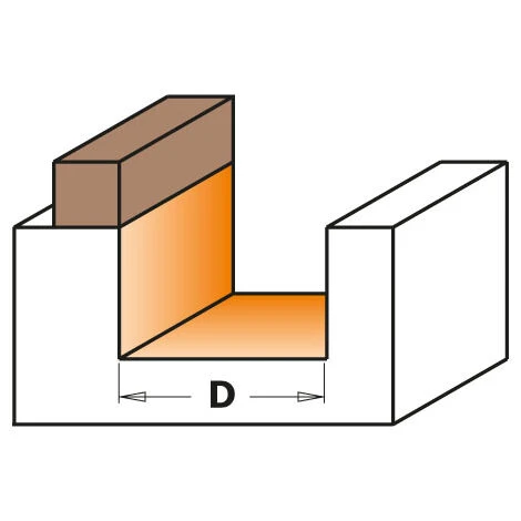 CMT ORANGE TOOLS 811.159.11B Fraise à Coupe Droite HW avec Roulement S=6,35 D=15,8x12x58 - Fraise pour Défonceuse, Affleureuse et Toupie 5 CMT ORANGE TOOLS 811.159.11B Fraise à Coupe Droite HW avec Roulement S=6,35 D=15,8x12x58 - Fraise pour Défonceuse, Affleureuse et Toupie – Image 3