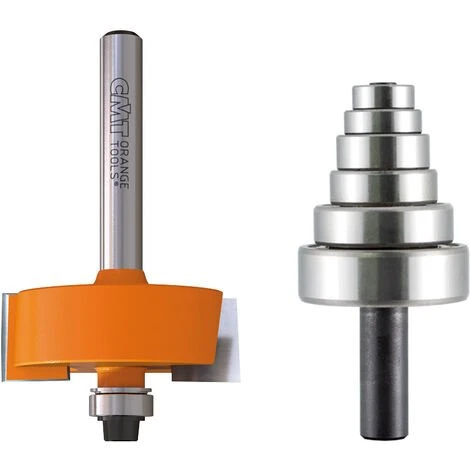 CMT ORANGE TOOLS 835.501.11 Jeu de Fraises à Feuillure (0-12,7 mm) HW S=12,7 D=35x12,7 avec 7 Roulements - Fraise pour Défonceuse, Affleureuse et Toupie 3 CMT ORANGE TOOLS 835.501.11 Jeu de Fraises à Feuillure (0-12,7 mm) HW S=12,7 D=35x12,7 avec 7 Roulements - Fraise pour Défonceuse, Affleureuse et Toupie