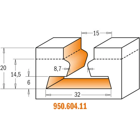 CMT ORANGE TOOLS 850.601.11 Fraise pour Serrures HWM S=12,7 D=9,5/30X17,5 - Fraise pour Défonceuse, Affleureuse et Toupie 6 CMT ORANGE TOOLS 850.601.11 Fraise pour Serrures HWM S=12,7 D=9,5/30X17,5 - Fraise pour Défonceuse, Affleureuse et Toupie – Image 4