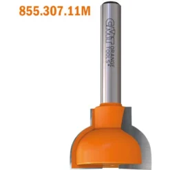 CMT ORANGE TOOLS 855.307.11M Fraise Quart de Rond (M) HW S=6,35 D=25X19 R=10 pour Défonceuse, Affleureuse et Toupie -Toupie Soldes 1663511 2