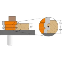 CMT ORANGE TOOLS 855.501.11 Fraise à Encoller HW S=12,7 D=43,4X32 pour Défonceuse, Affleureuse et Toupie 10 CMT ORANGE TOOLS 855.501.11 Fraise à Encoller HW S=12,7 D=43,4X32 pour Défonceuse, Affleureuse et Toupie -Toupie Soldes 1663513 4