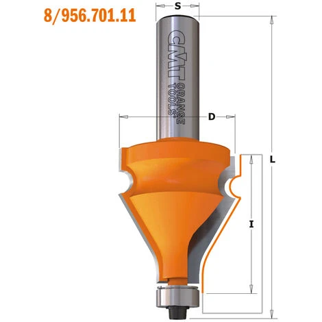 CMT ORANGE TOOLS 856.701.11 Fraise pour Volets à Rouleaux HW S=12,7 D=35X38 - Fraise pour Défonceuse, Affleureuse et Toupie 4 CMT ORANGE TOOLS 856.701.11 Fraise pour Volets à Rouleaux HW S=12,7 D=35X38 - Fraise pour Défonceuse, Affleureuse et Toupie – Image 2
